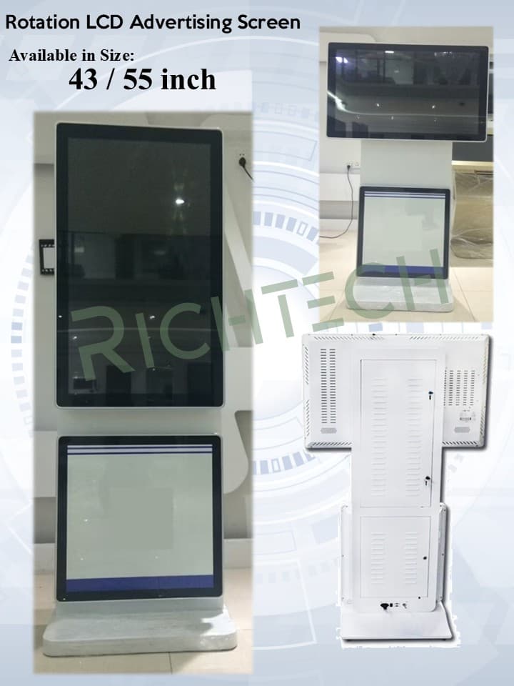 Rotation LCD Advertising Screen