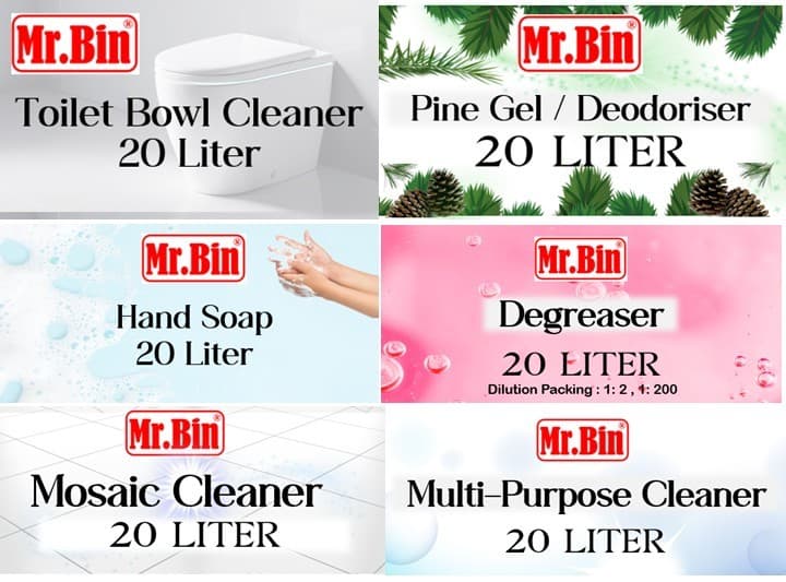 All Kinds of Cleaning Chemicals