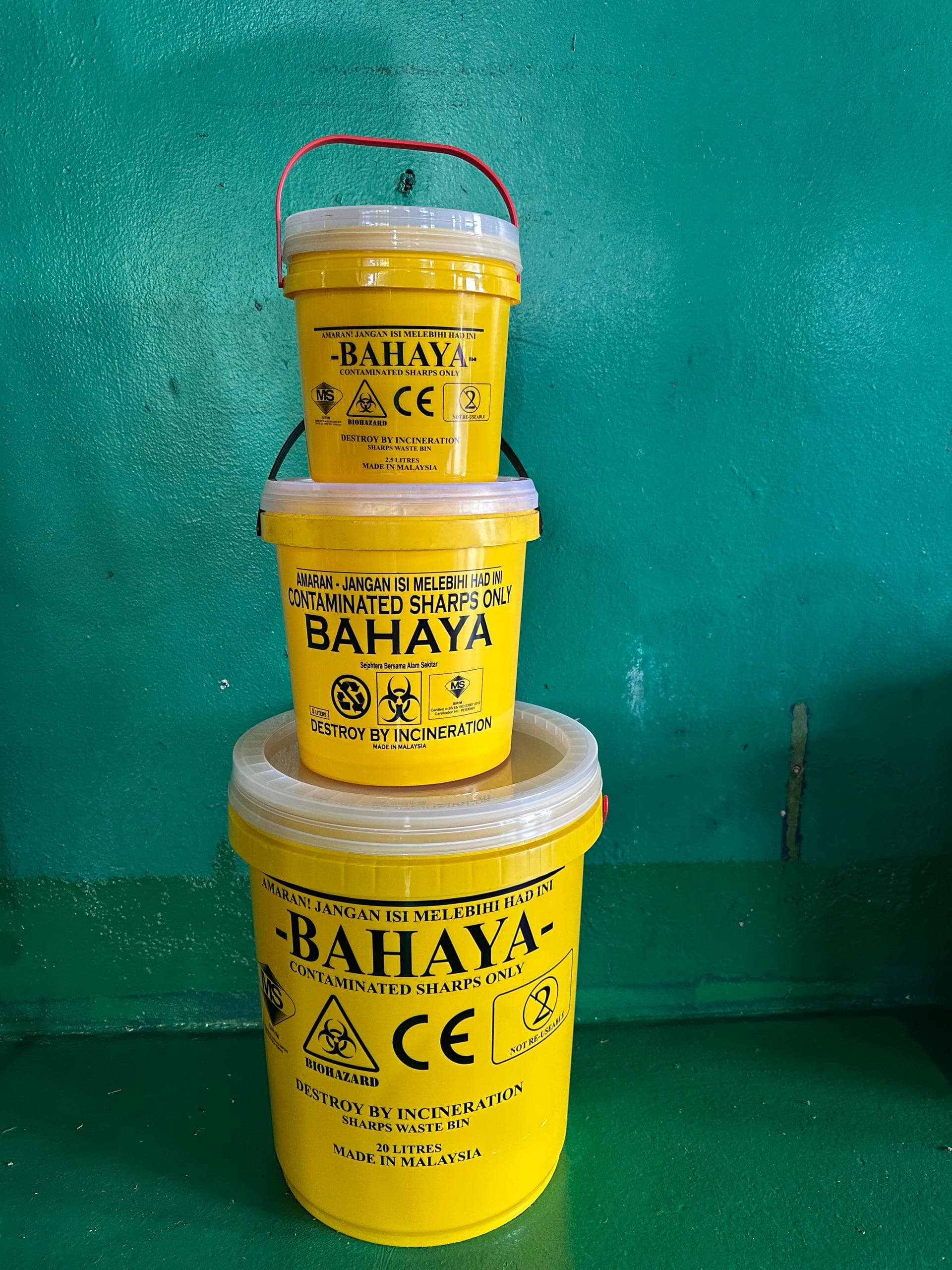 10 Liter Sharp Bin / Needle Bin